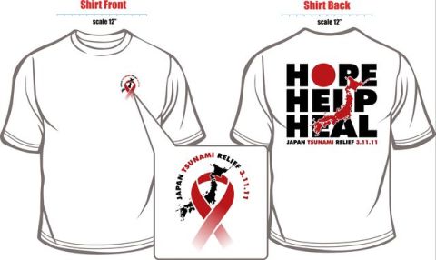 Hope for Japan T-Shirts Project のご案内